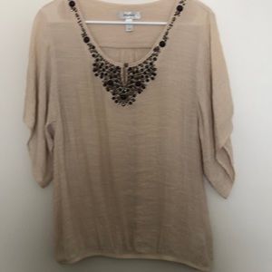 Flowy short sleeve shirt